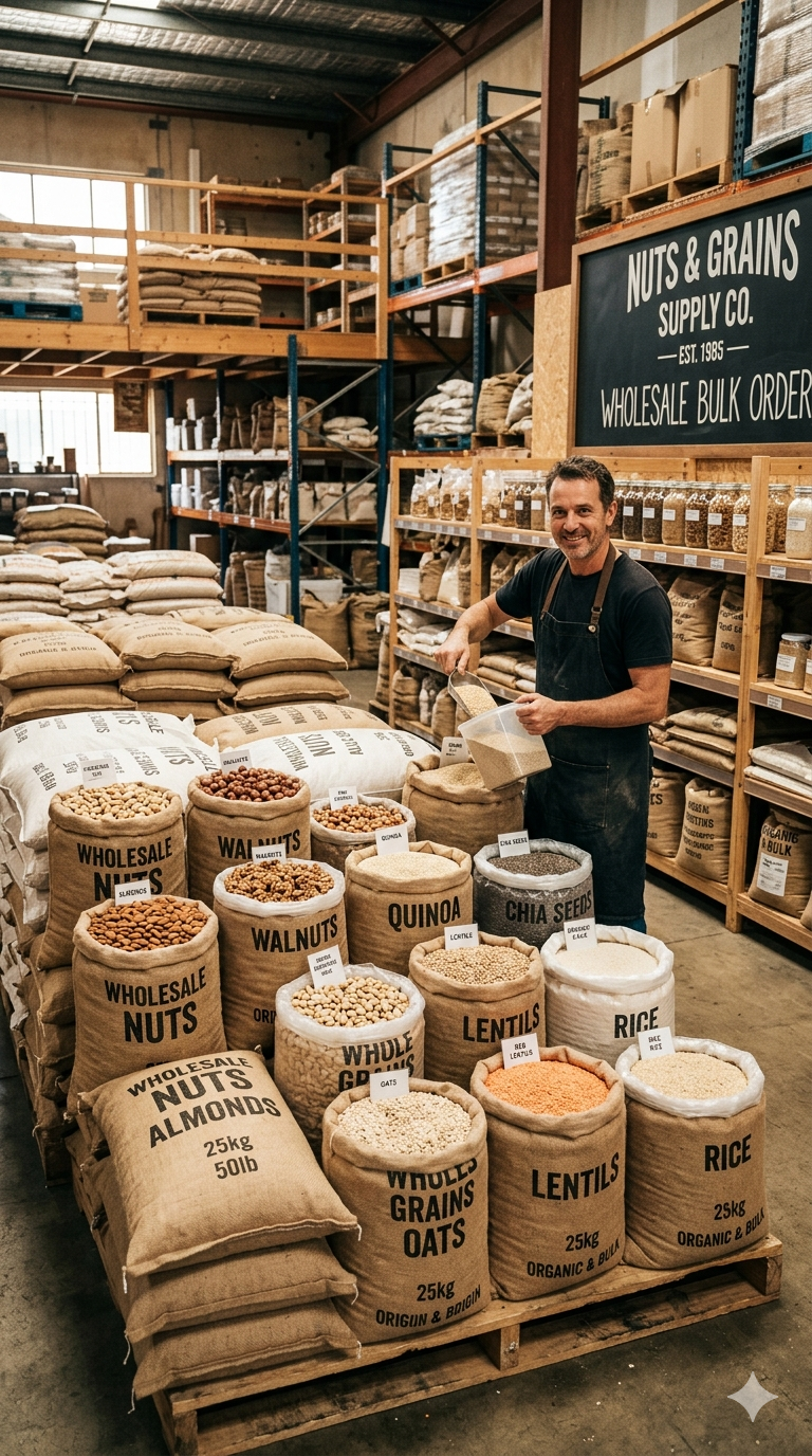 Nuts export process